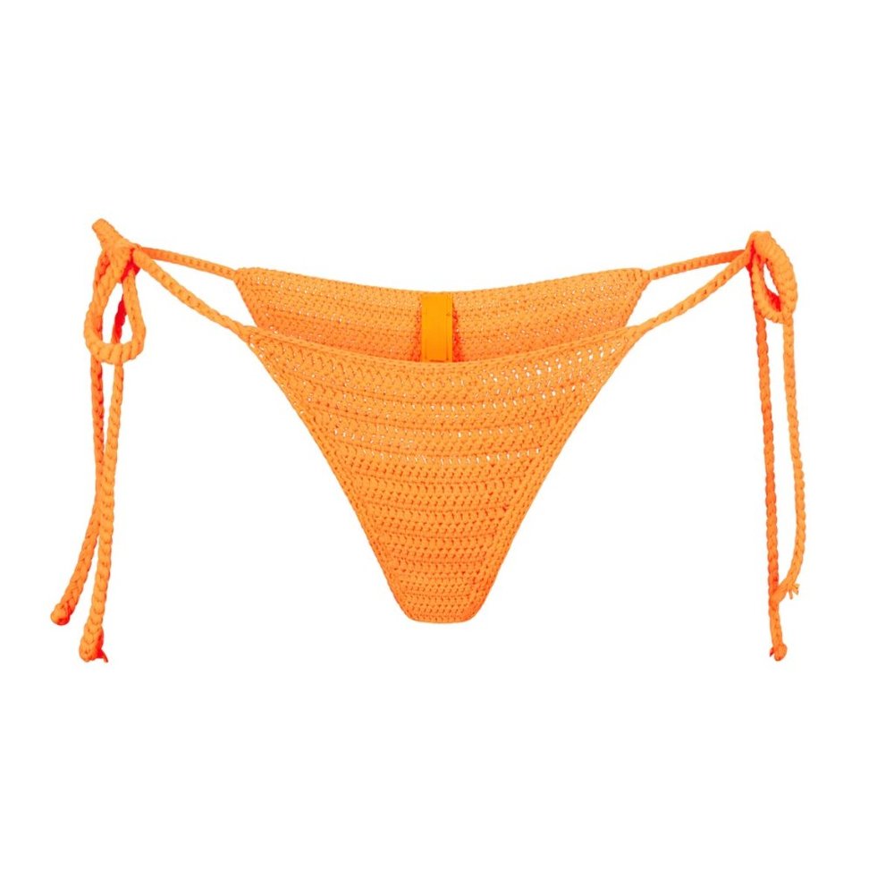 SKIMS CROCHET SWIM TIE BIKINI BOTTOM - M